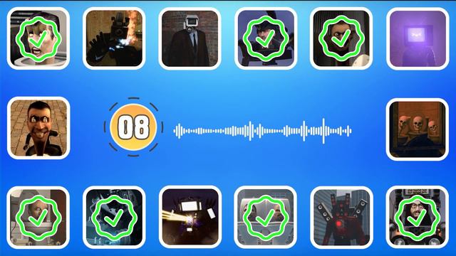 GUESS SKIBIDI VOICE | Skibidi Toilet's Quiz, Seasons 70 смотреть онлайн