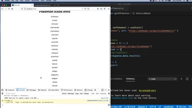 Simple Axios Pokemon API using React JS смотреть онлайн