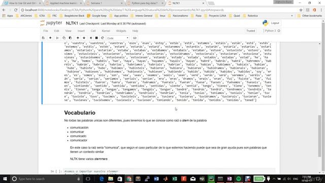 7. 2. PYTHON PARA CIENCIA DE DATOS Y MACHINE LEARNING - STOPWORDS Y STEMMERS смотреть онлайн