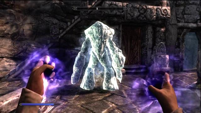 Skyrim - Banish Daedra - Adept Conjuration Magic Spell смотреть онлайн