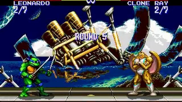 Teenage Mutant Ninja Turtles - Tournament Fighters SEGA (SMD) (8 Difficulty) - Real-Time Playthroug смотреть онлайн