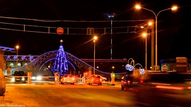 Ночной Сургут 2012. Таймлапс (Timelapse). смотреть онлайн