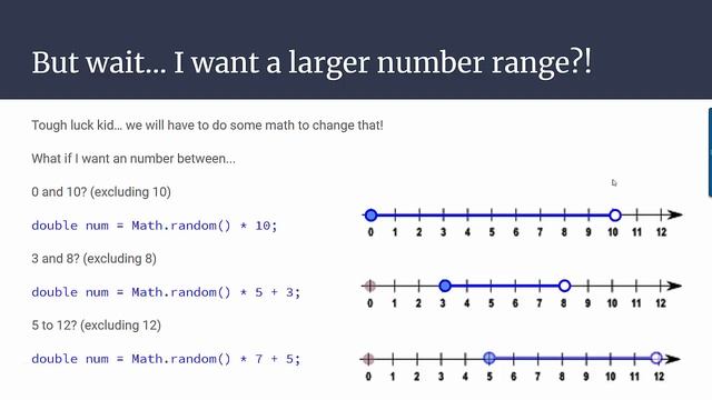 Random numbers in Java смотреть онлайн