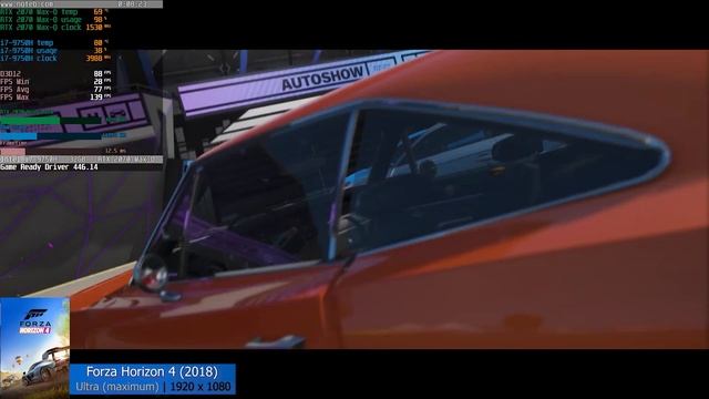 Lenovo Legion Y740-15 - Forza Horizon 4 benchmark test (Intel 9750H, Nvidia RTX 2070 Max-Q) смотреть онлайн