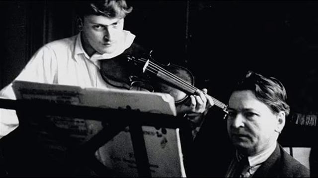 Menuhin - Bach : Solo Violin Sonata No.2 in A - Andante (1932) смотреть онлайн