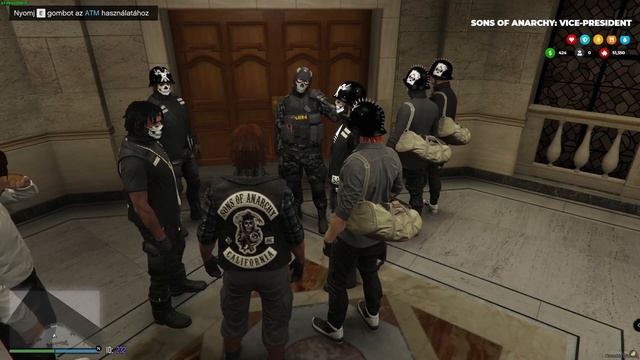 GTA V RP, nemzeti bank kirablása SOA. смотреть онлайн