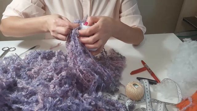 Пришиваем волос кукле СПЛЮШКЕ часть 2 смотреть онлайн