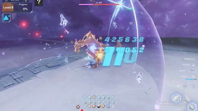 Tower of Fantasy Wormhole (Hercules) last floor ...F2p using Alyss Lin Meryl #tofvideo смотреть онлайн