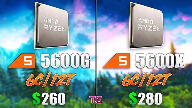 Ryzen 5 5600G vs Ryzen 5 5600X - Test in 8 Games смотреть онлайн