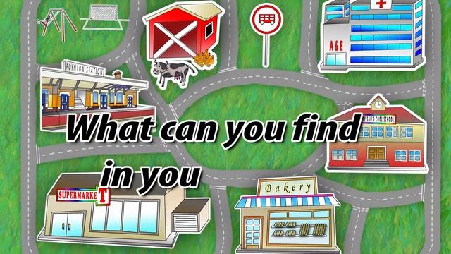 My Town - A Song About Different Places In The Community