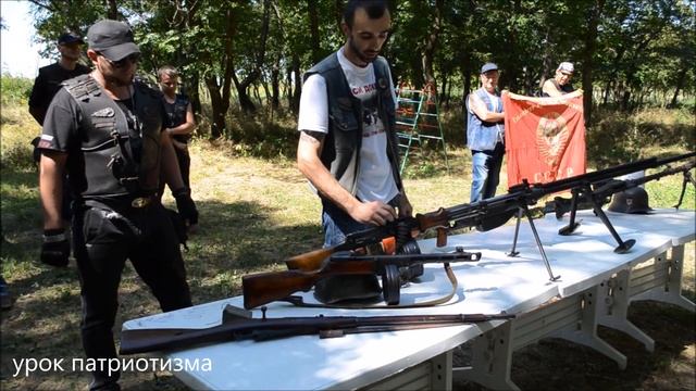 Урок патриотизма и экскурсия в детском лагере Лесные Просторы Антрацит Ночные Волки Донбасс