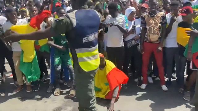 Senegal Welcome The AFCON Champions. Сенегал принимает победителей кубка Африки.