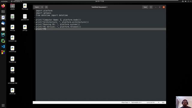 Get Computer Info using Python смотреть онлайн