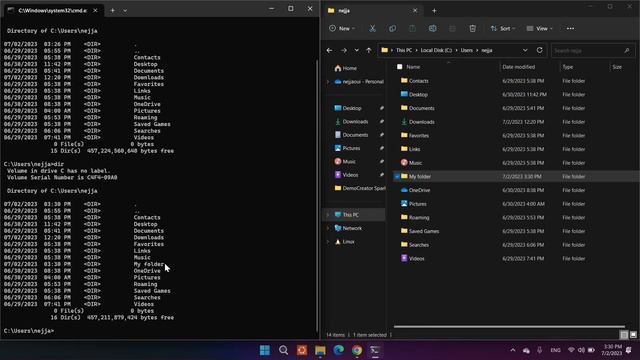 سطر الأوامر في ويندوز CMD : DIR смотреть онлайн