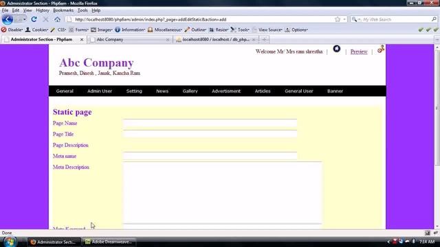PHP Projects Admin Panel (Backend) in php with mysql database || PHP Tutorials || Learn PHP Nepal смотреть онлайн