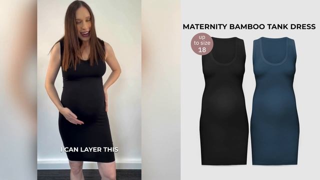 Must-Have Maternity Essential: Bamboo Tank Dress ? смотреть онлайн