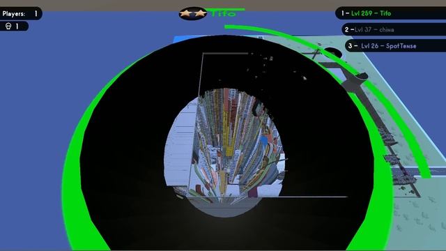 Hole.io Map Control: 100.00% - Big Hole WORLD RECORD