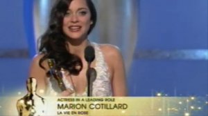 Marion Cotillard winning Best Actress | 80th Oscars (2008)