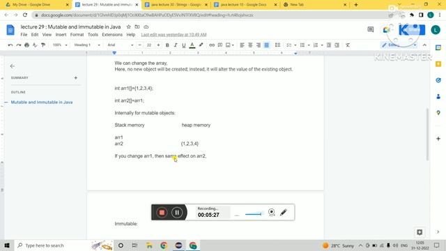 Java strings part 1: LECTURE 9 смотреть онлайн