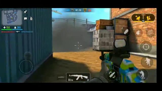 MODERN Ops walkthrough Gamepaly TDM online fps game (part4) overpower game paly 17 kills смотреть онлайн