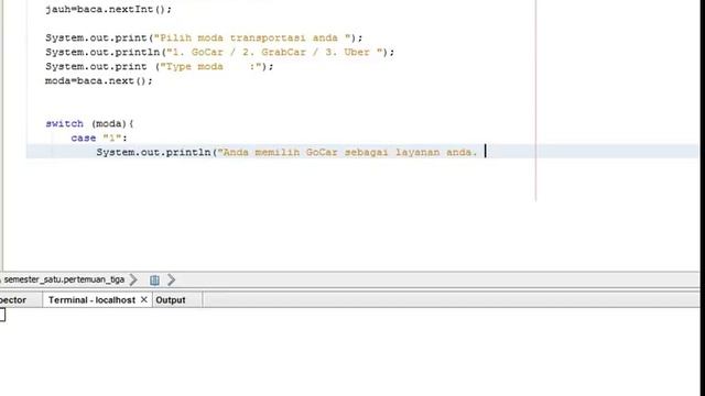 Creating input+output switch case java смотреть онлайн