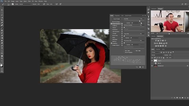 Rain Effect | Photoshop Tutorial смотреть онлайн