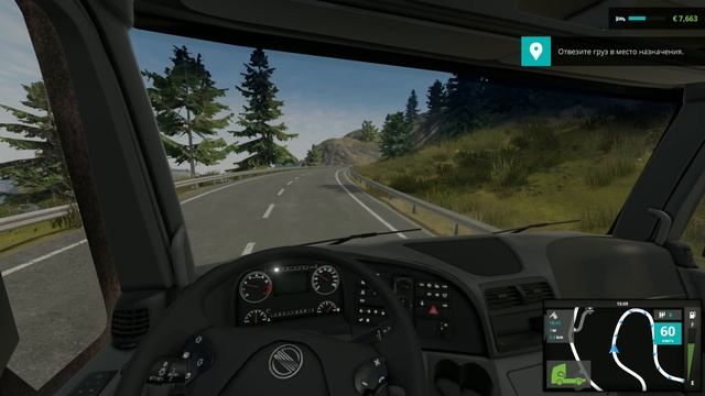 [TRUCK DRIVER] ЕДУ ДОМОЙ! ЗНАКОМСТВО С АВТОПАРКОМ. ПРОХОЖДЕНИЕ #2