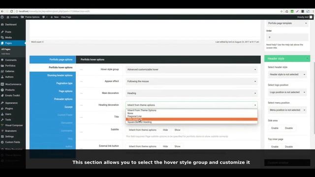 Ronneby theme. Portfolio page creation смотреть онлайн