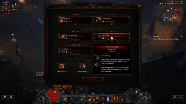 Diablo 3 Season 20 Frenzy Barbarian GR Speed & T16 (Horde of the 90 Savages - Patch 2.6.8) смотреть онлайн