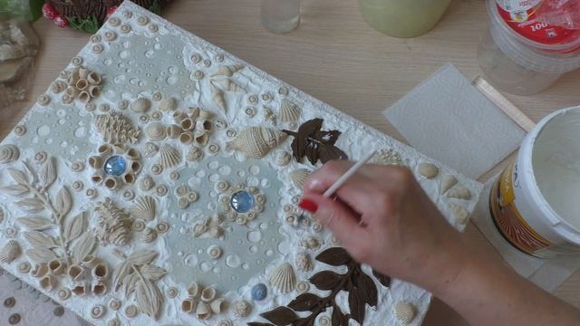 Декор керамической Плитки своими руками в морском стиле/DIY Ceramic Tile Decor смотреть онлайн