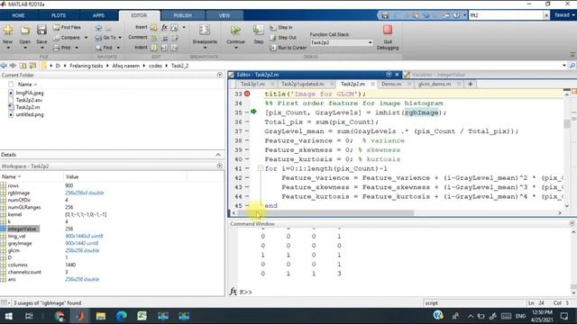 Co-occurrence Matrix | feature extraction in MATLAB - (MATLAB full course) смотреть онлайн