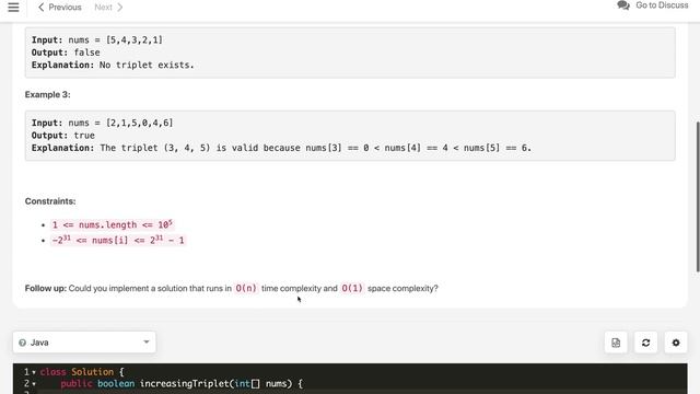 Increasing Triplet Subsequence | leetcode 334 | followup On Time O1 Space смотреть онлайн