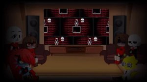 UNDERFELL REACT TO VHS!SANS PHASE3