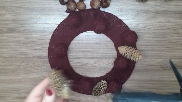 Осенний декор на дверь / осенний венок смотреть онлайн