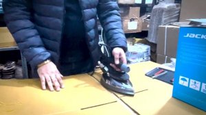JACK Industrial Steam Iron ES:300L Unboxing | Suitable for Boutiques, Laundries & Factories.