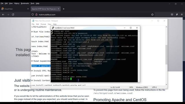 Install SSL Let’s Encrypt VPS Centos 7 web server Apache - Panduan VPS tanpa Panel смотреть онлайн