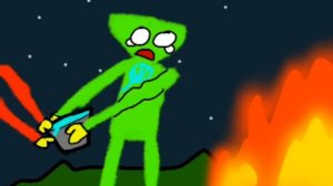 НЕЕЕЕЕЕЕЕЕТ,ХАГГИ ВАГГИ!!! Он сгорел... почернел...