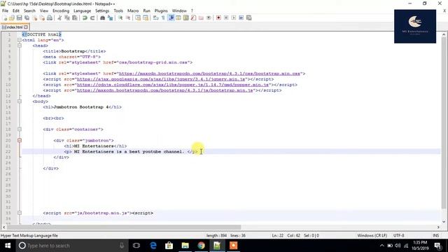 #7 Jumbotron Bootstrap 4 - Learn Bootstrap 4 tutorials for beginners - No Commentary смотреть онлайн