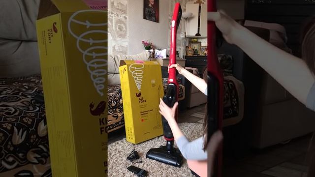 Обзор вертикального пылесоса Kitfort KT-542-2 смотреть онлайн