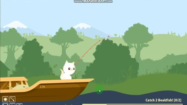 Игра пройдена! Финал, титры, котик и Артомесик Cat goes fishing смотреть онлайн
