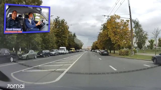 Ученик автошколы готовится к экзамену в ГАИ Семашко г. Минск смотреть онлайн