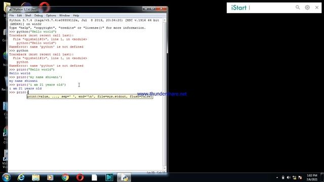 Write your first program in python #Tutorial part :2 #python programming смотреть онлайн