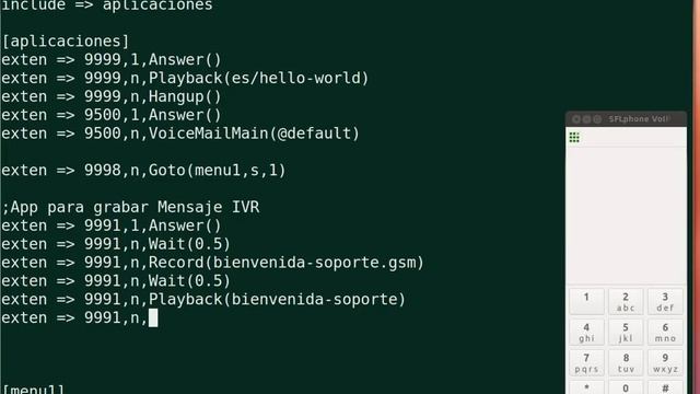 Curso Asterisk 2012 - CH09 - Grabación audio IVR смотреть онлайн