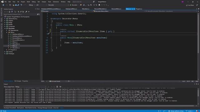 Decorator Pattern - DESIGN PATTERNS (C#/.NET) смотреть онлайн