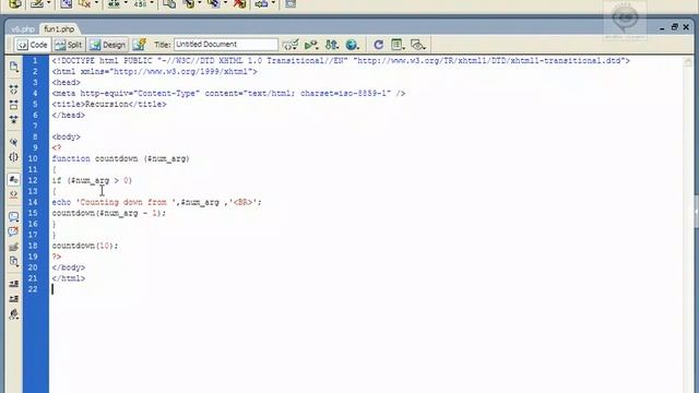php 03 06 functions recursion смотреть онлайн