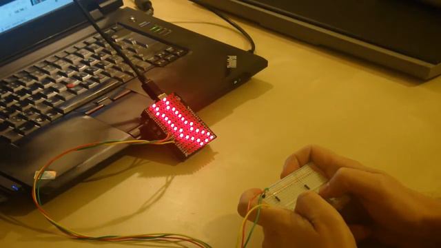 Simple game made from Arduino and LoL Shield смотреть онлайн