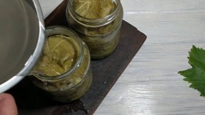 Виноградные листья 3 простых способа заготовки на зиму .