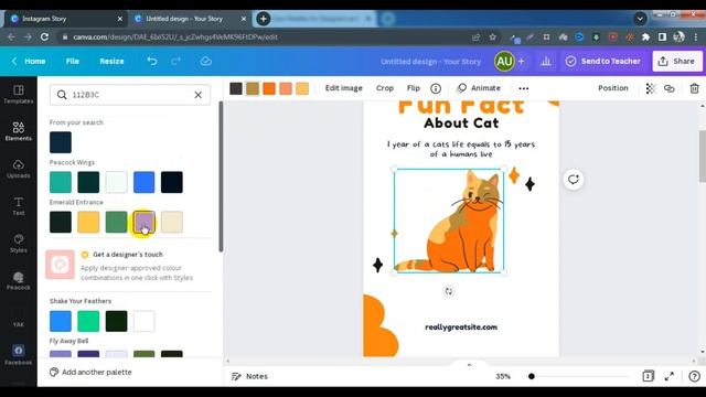 How to create instagram story on canva. Very easy method. смотреть онлайн