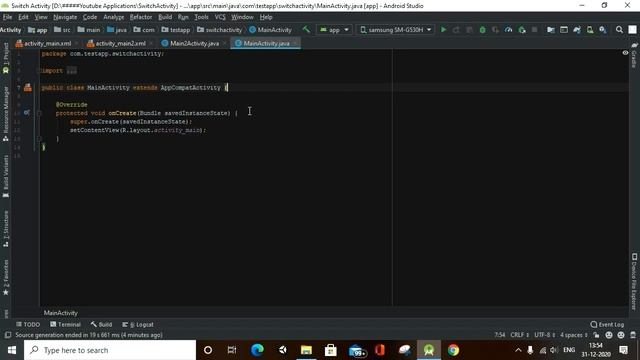 How To Switch Activity on Button Click in Android Studio | App Tech | смотреть онлайн