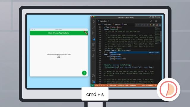 How to build and deploy an app in Flutter in 60 seconds! смотреть онлайн